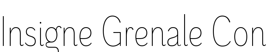 Grenale Cond Thin Font Download Free
